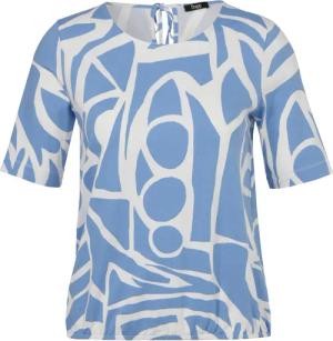 Chices Print-Shirt mit Gummizugsaum