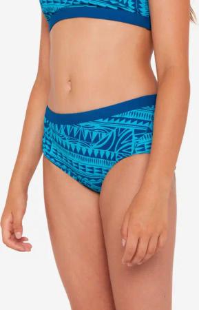 Sportbikini Hose Mädchen - 500 Kamyleon Fatu blau/türkis