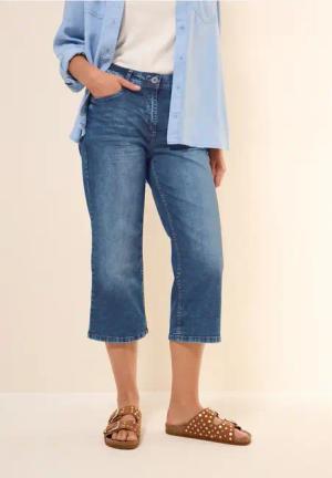 Cecil Damen 3/4 Jeans in Blau, Gr: 25