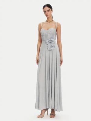 Elisabetta Franchi Abendkleid AB-R22-52E2 Himmelblau Regular Fit