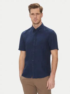 Michael Kors Hemd CS1400I4YT Dunkelblau Slim Fit