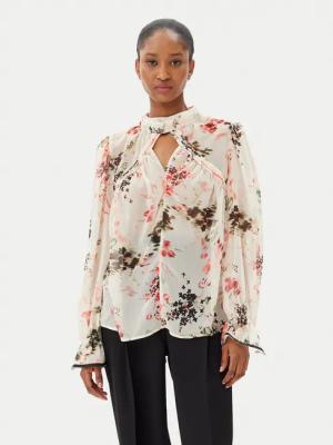 French Connection Bluse 72YEI Beige Regular Fit