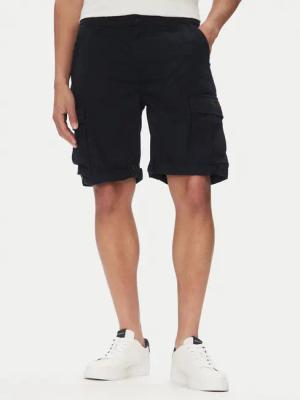 Aeronautica Militare Stoffshorts 251BE250CT3501 Dunkelblau Regular Fit