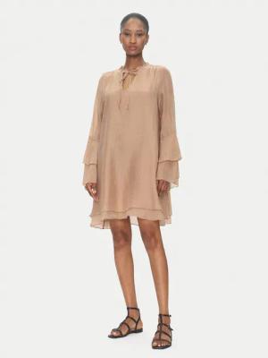 ViCOLO Sommerkleid TD0753 Beige Regular Fit