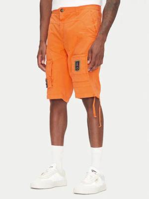 Aeronautica Militare Stoffshorts 251BE041CT1122 Orange Regular Fit