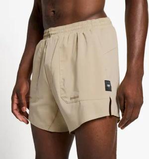 CIELE ATHLETICS AT Short 5 Brief Herren Laufshorts (Khaki S Größe)