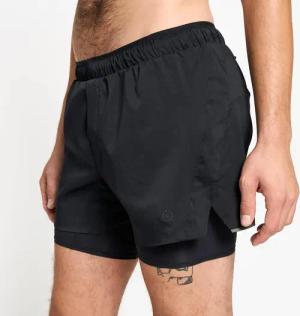 CIELE ATHLETICS DLY 5 Long Brief Herren Laufshorts (Schwarz S Größe)