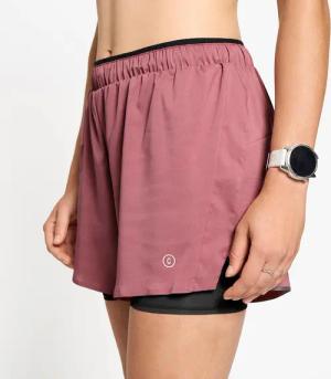 CIELE ATHLETICS DLY 4 Long Brief Damen Laufshorts (Beere XS Größe)
