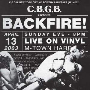Live at CBGB von Backfire! - CD (Jewelcase, Re-Release)
