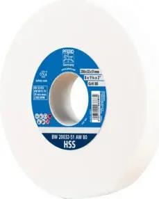 PFERD Schleifbockscheibe Ø 200x32 mm Bohrung-Ø 51 mm A80 zum Schärfen von HSS-Bohrern