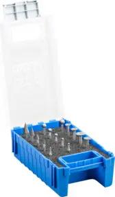 PFERD HSS Feinfrässtift Set 84 15-tlg. Spezialzahnung Schaft-Ø 3 mm universal mittel fein