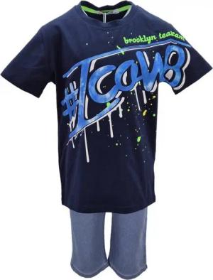 Fashion Boy T-Shirt & Bermudas T-Shirt + Shorts Sommerset Bermuda Jeansshorts Sommer JS7626e (Set, T-Shirt+Bermuda)