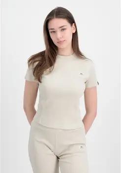 Alpha Industries Kleider & Outfits X-Fit Rib T-Shirt Women - vintage white