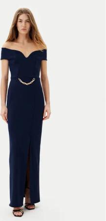 Rinascimento Abendkleid CFC012361000 Dunkelblau Regular Fit
