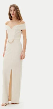 Rinascimento Abendkleid CFC0123610003 Beige Regular Fit