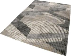 Esprit Teppich "Tamo", rechteckig, 12 mm Höhe, Kurzflor, Hoch Tief Struktur, Wohnzimmer