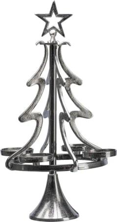 my home Adventsleuchter "Tannenbaum, Weihnachtsdeko", (1 St.), Kerzenständer aus Aluminium, Höhe 99 cm