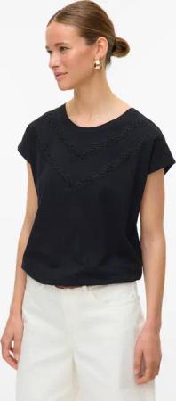 Vero Moda Kurzarmshirt "VMPANNA AVA SS TOP JRS"