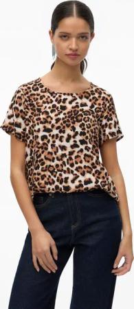 Vero Moda Kurzarmshirt "VMEASY JOY S/S TOP WVN GA"