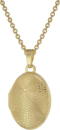 trendor 75984 Medaillon 333 Gold (8 Karat) + vergoldete Silber-Halskette