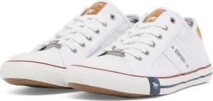 Mustang Herren Sneaker Schnürhalbschuh weiß
