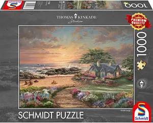 Schmidt Thomas Kinkade Seaside Cottage Puzzle, 1000 Teile