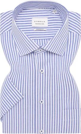 MODERN FIT Hemd in blau gestreift