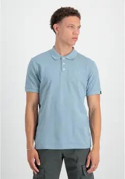 Alpha Industries T-Shirts & Poloshirts X-Fit Polo - greyblue