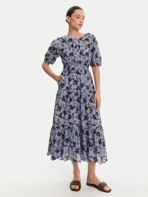 Pepe Jeans Sommerkleid Eva PL953695 Himmelblau Regular Fit
