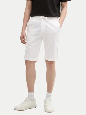 Tom Tailor Stoffshorts 1044715 Weiß Regular Fit