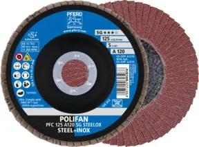 PFERD POLIFAN-Fächerscheiben PFC 125 A 120 SG STEELOX
