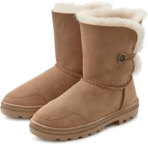 LASCANA Winterstiefel Damen camelfarben Gr.42