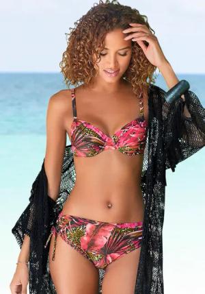 LASCANA Bügel-Bikini Damen pink-bedruckt Gr.44 Cup E