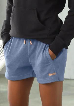 BENCH. LOUNGEWEAR Relaxshorts Damen jeans-meliert Gr.40/42