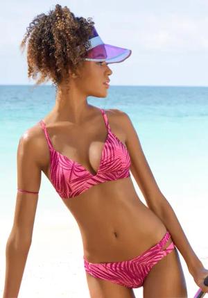 LASCANA ACTIVE Bikini-Hose Damen bordeaux-bedruckt Gr.42