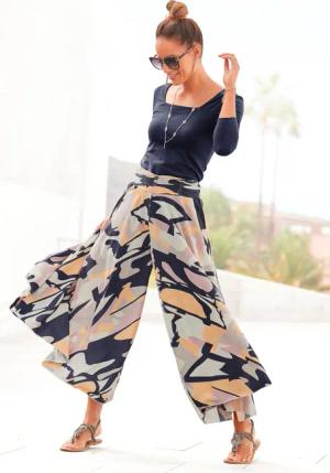 LASCANA Hosenrock Damen bedruckt Gr.46