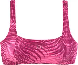 LASCANA ACTIVE Bustier-Bikini-Top Damen bordeaux-bedruckt Gr.38 Cup C/D