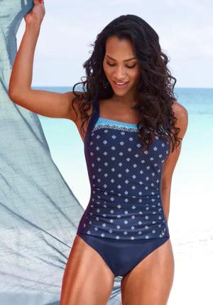 LASCANA Badeanzug Damen nachtblau Gr.36 Cup F