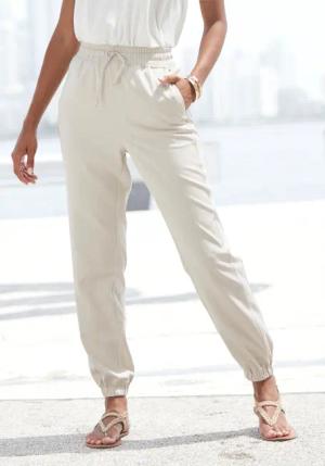 LASCANA Schlupfhose Damen sand Gr.40