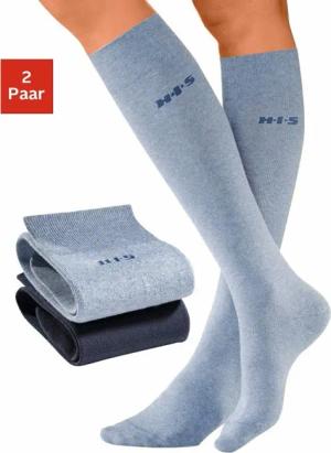 H.I.S Kniestrümpfe Damen marine, jeans Gr.39-42