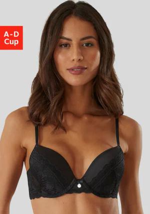 S.OLIVER Push-up-BH Damen schwarz Gr.75D