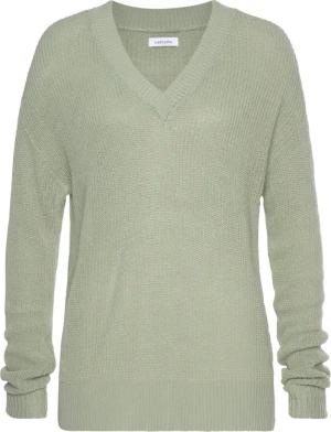 LASCANA V-Ausschnitt-Pullover Damen mint Gr.40/42