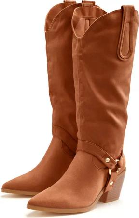LASCANA Stiefelette Damen camelfarben Gr.39