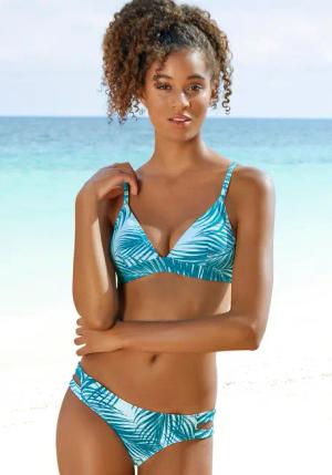 LASCANA ACTIVE Bikini-Hose Damen petrol-bedruckt Gr.42