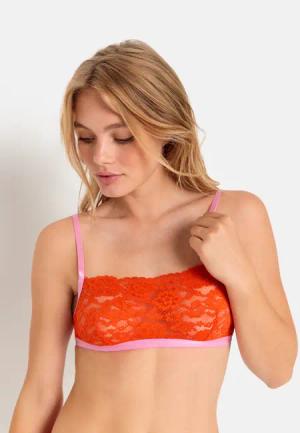 LSCN BY LASCANA Bustier Damen orange Gr.32/34