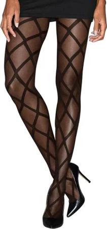 PETITE FLEUR GOLD Feinstrumpfhose Damen schwarz Gr.40/42