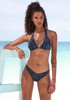 ELBSAND Triangel-Bikini-Top Damen schwarz Gr.38 Cup C/D