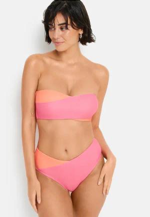 LSCN BY LASCANA Bandeau-Bikini Damen coral-pink Gr.36 Cup A/B