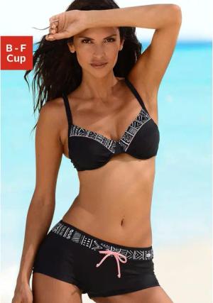KANGAROOS Bügel-Bikini Damen schwarz Gr.46 Cup B
