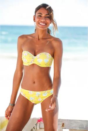 SUNSEEKER Bikini-Hose Damen gelb-bedruckt Gr.40
